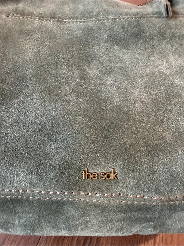 The Sak Sequoia Suede Hobo Bag in Moss Green - C11-686 - Image 3
