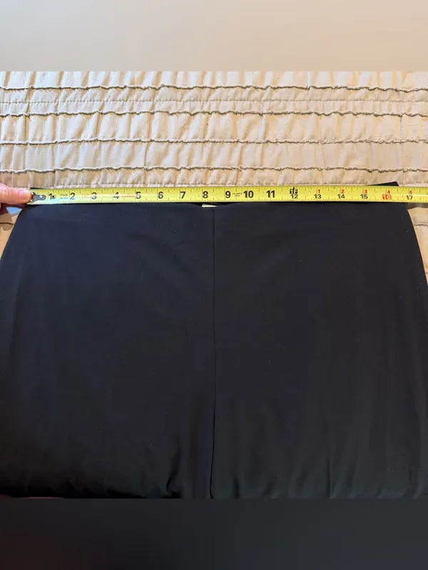 Halogen High Waist Side Slit Straight Leg Dress Pants Trousers Black 10 NWT Work - Image 8