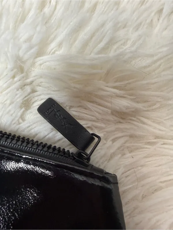 Yves Saint Laurent Beauté Black Cosmetic Makeup Bag Pouch YSL Beauty - Image 5