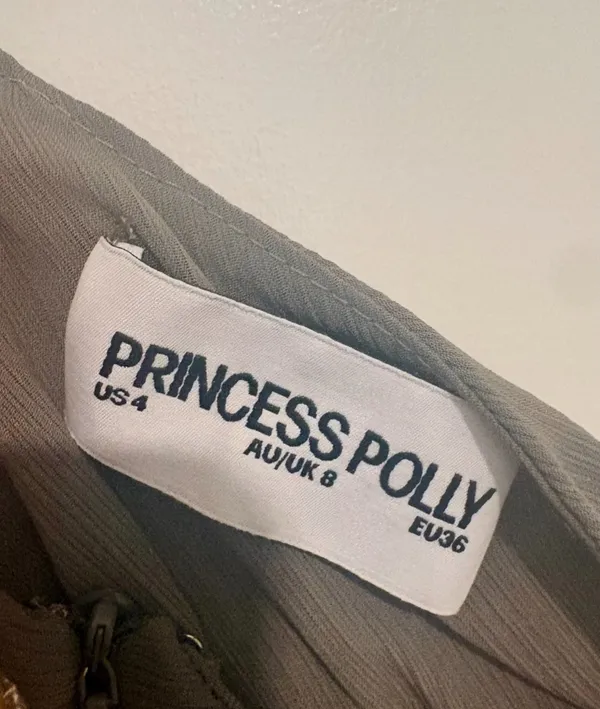 Princess Polly Lolenna Plunge Mini Halter Dress - Image 4