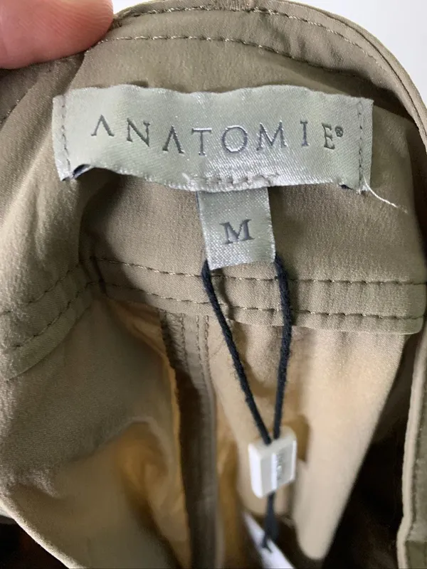 Anatomie Susan Ankle Pant Khaki women's size medium NEW WITH TAGS - Image 3