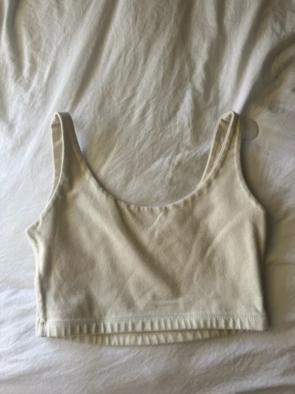 Brandy Melville Lydia Tank Cream - Image 3