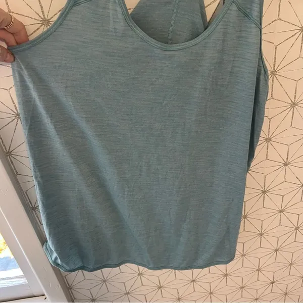 Lululemon Featherweight Teal Tank - Image 3