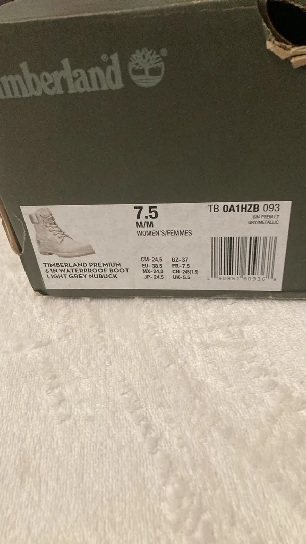 Timberland 6-Inch Premium Waterproof Boots 7.5 - Image 8