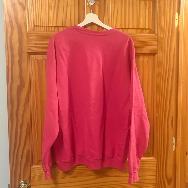 The Hamptons Tennis Pink Fleece Vintage Style Oversized Crewneck Sweatshirt XL - Image 7