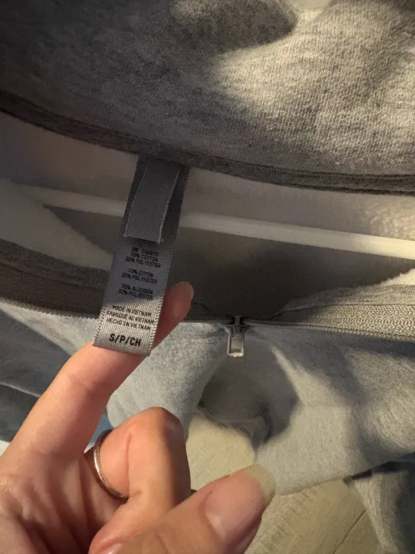 SKIMS 1/4-Zip Cotton Fleece - Image 2