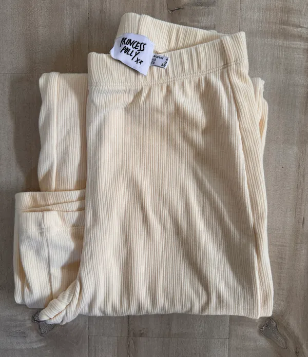 Princess Polly Lee Pants Cream - Image 3