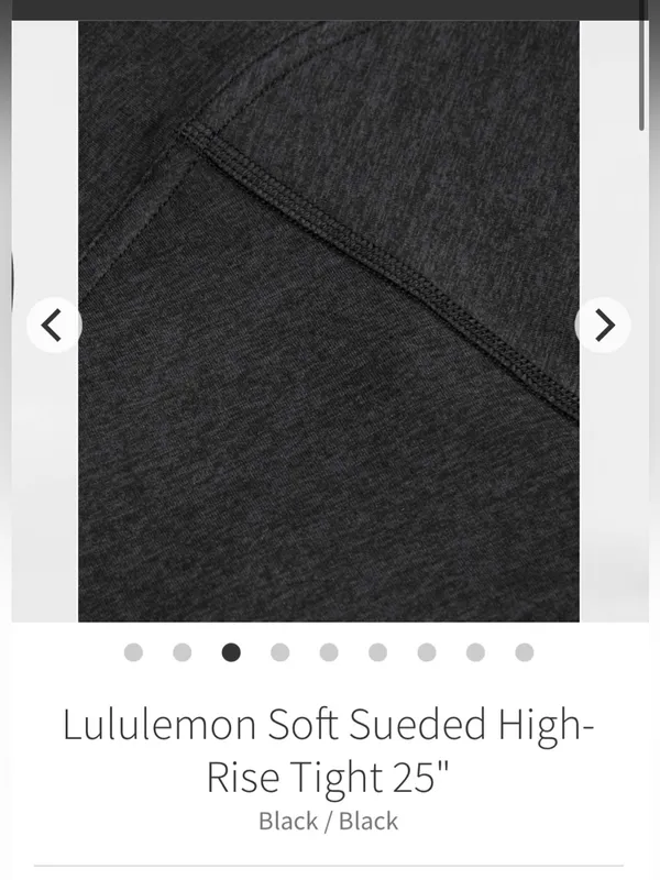 Lululemon‎ soft sueded high rise tight 2 black NWOT - Image 10