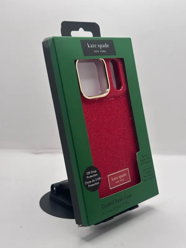 Kate Spade New York Red Crystal Pavé iPhone 17 Pro MagSafe NWT MSRP: $70 - Image 2
