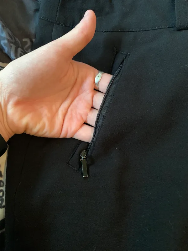 Dalia Vintage Black Pants - Image 2