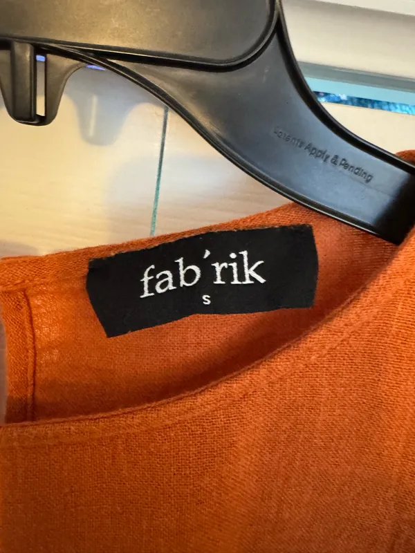Fab’rik orange flutter sleeve top - Image 3