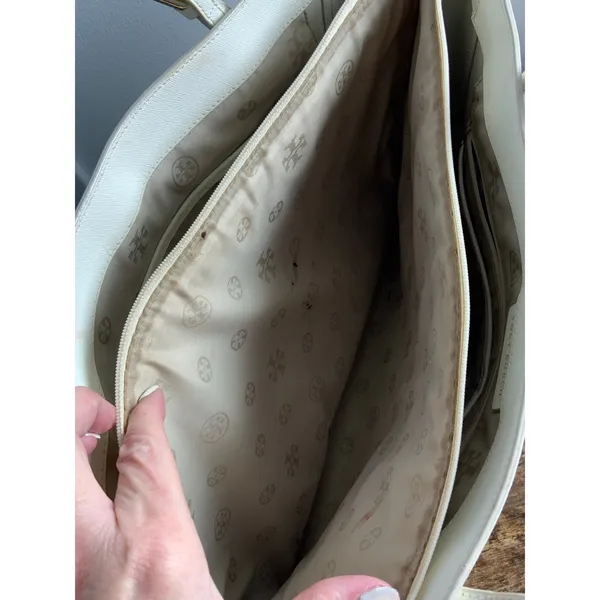 Tory Burch Cream Large Leather shoulder bag‎ - Image 8