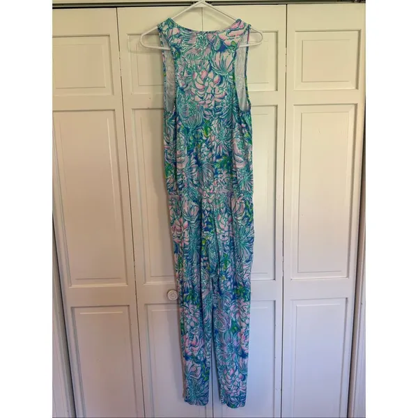 Lilly Pulitzer Paulina jumpsuit in full bloom size M - Image 7