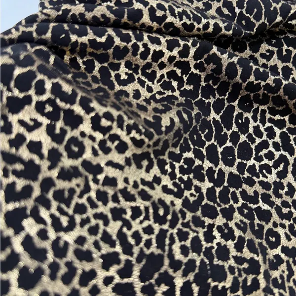 Forever 21 Animal Print Gold Strapless Mini Dress - Image 5