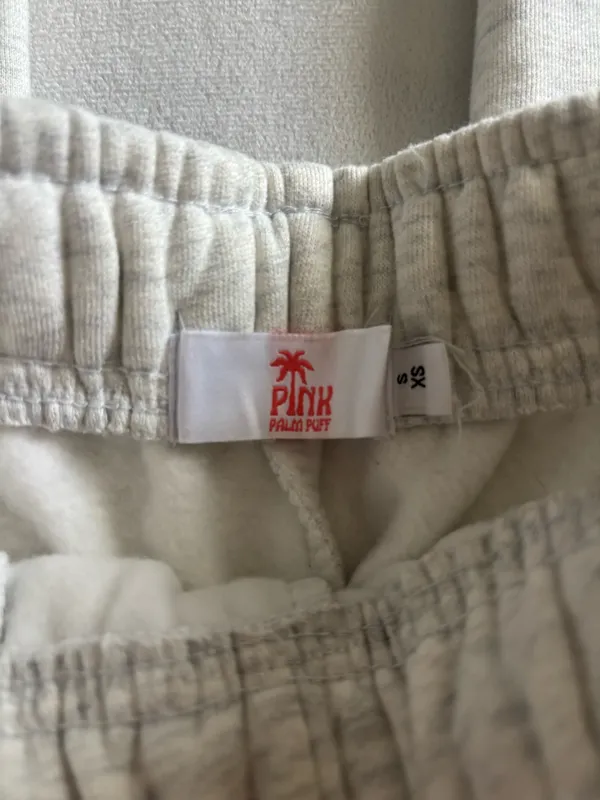 Pink Palm Puff Sweatpants - Image 3