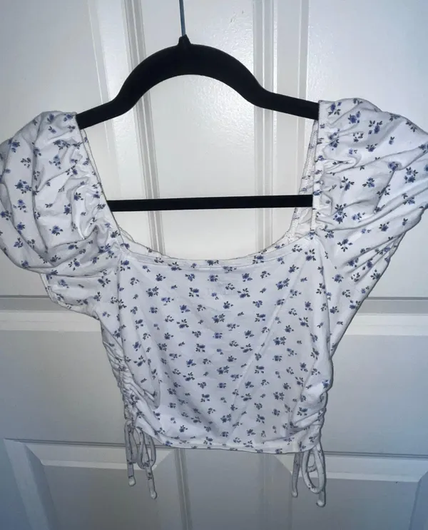 Blue Flower Top - Image 2