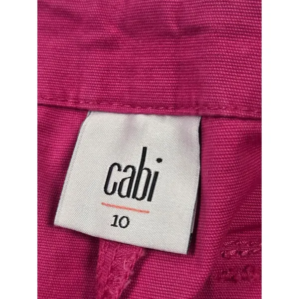 Cabi Canyon Shorts Solid Bright Pink Size 10 Style # 6190 - Image 3