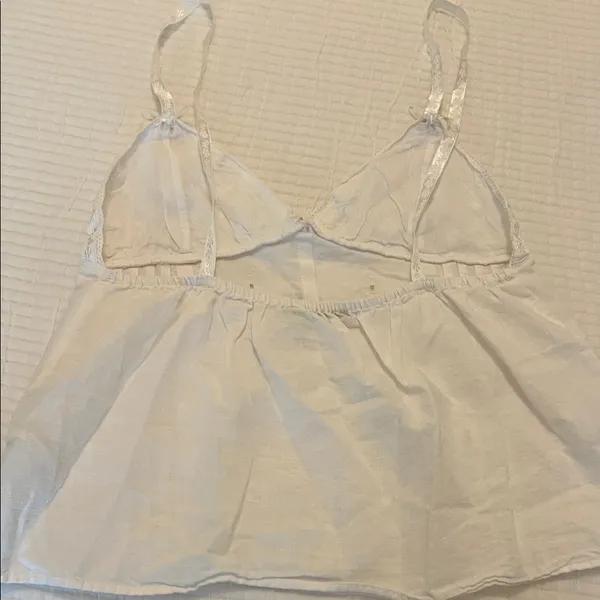 Zara Cream Embroidered Camisole - Image 3