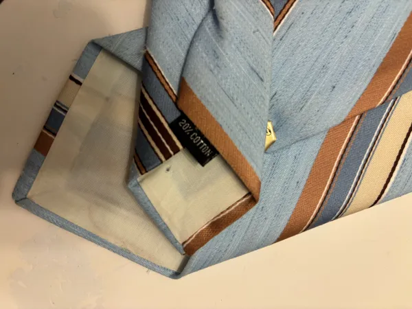 Men tie Blue - Image 5