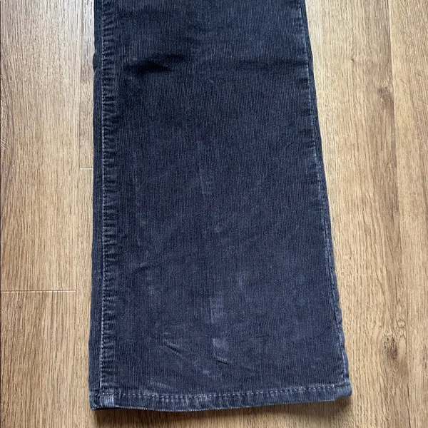 Vintage GAP Women's Y2K Dark Brown Ultra Low Rise Flare Corduroy‎ Pants Size 6 - Image 5