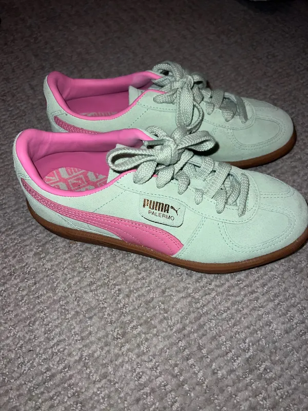 Puma Palermo Green Sneakers - Image 2