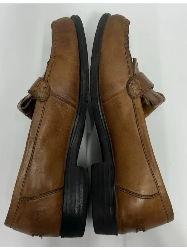Earth Shoe Loafers Women’s Size 9W Sable Brown Leather Upper Comfort Preppy Y2K - Image 9