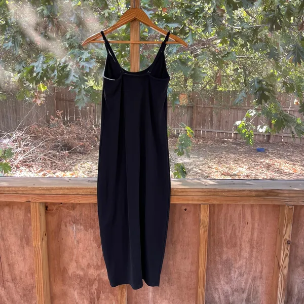Gap Women's Modern Convertible Strap Midi Dress Black Size S - Image 2