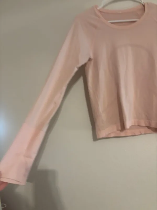Light pink lululemon race length swiftly tech long sleeve  - Image 2