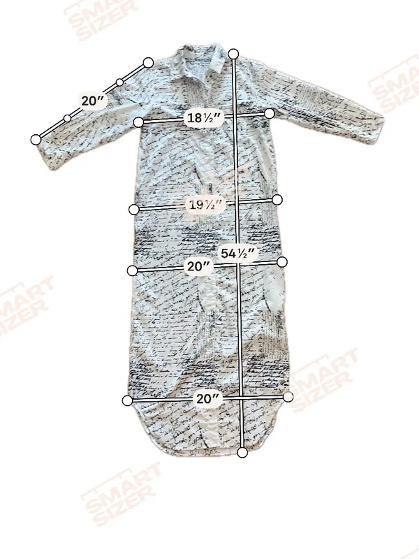 unique long straight newspaper dress black and white used - Image 7
