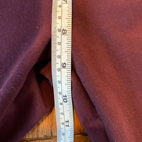 Aerie burgundy high rise leggings medium long - Image 5