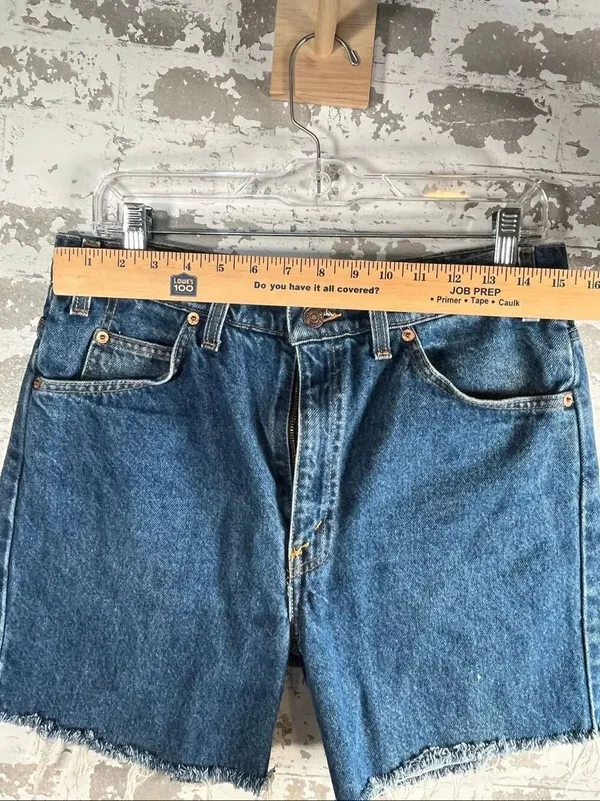 Levi’s | women vintage Orange tag denim cut off shorts - Image 5