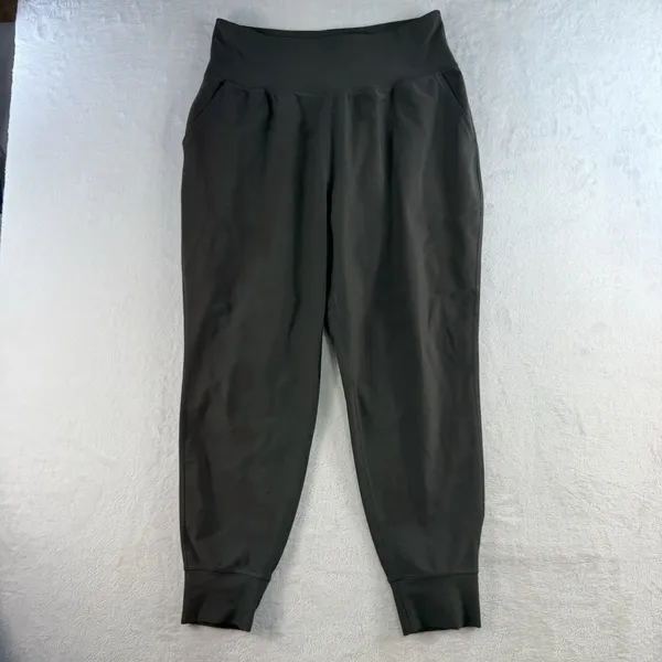 Old Navy XL Joggers High Waisted PowerSoft 7/8 Leggings Active Pants Brown Green - Image 3