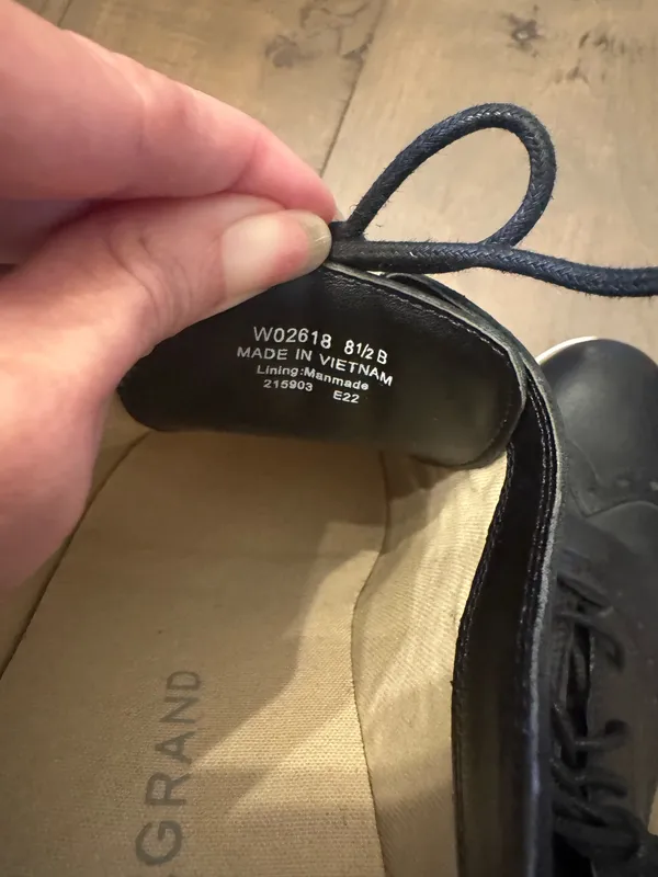 Cole Haan Women's ØriginalGrand Wingtip Oxfords Size 8.5 Black - Image 3