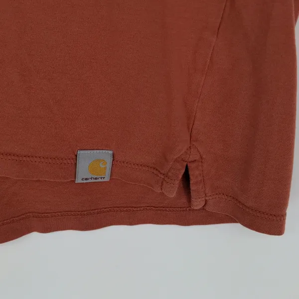 Carhartt Women's Relaxed‎ Fit Tee Shirt Size Large Orange Casual Classic Outdoor - Image 6