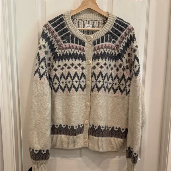 Aerie Fair Isle cardigan NWOT - Image 2