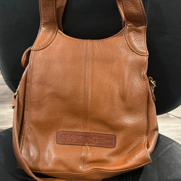 Fossil Tan Leather ShoulderCrossbody  Bag - Image 5