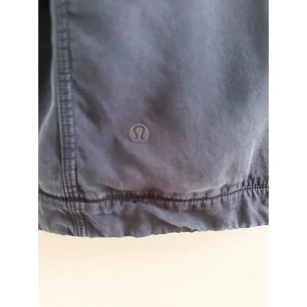 Lululemon | Blissed Out Wrap Hooded Tencel Jacket Navy | Sz 6 - Image 7