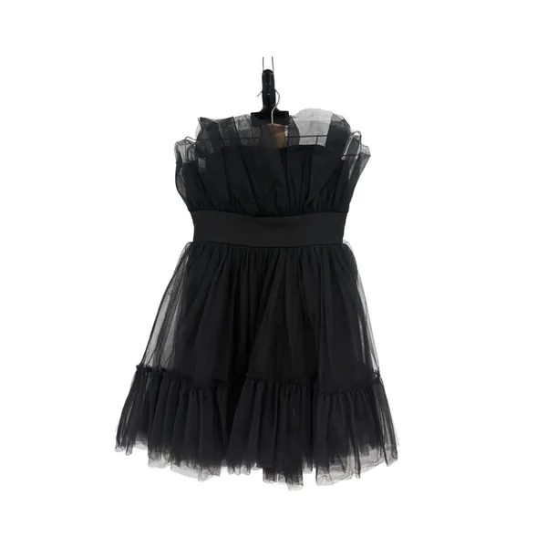Katie May Ellee Tulle Mini Dress Black Strapless Fit & Flare Party Size‎ Small - Image 3