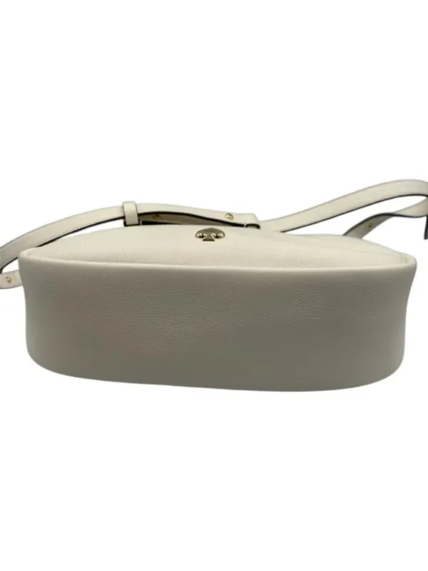 NWT Kate Spade Kayla Large Pebbled Leather Shoulder Bag Cream White Crossbody - Image 7