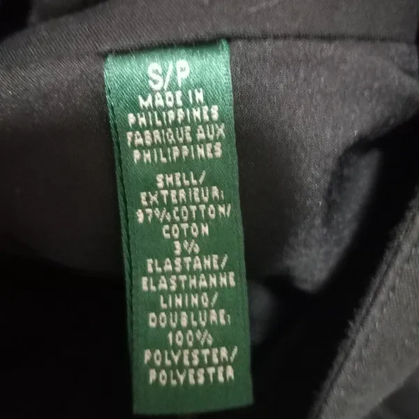 Lauren Ralph Lauren S Military Cargo Jacket in Black Silver - Image 10