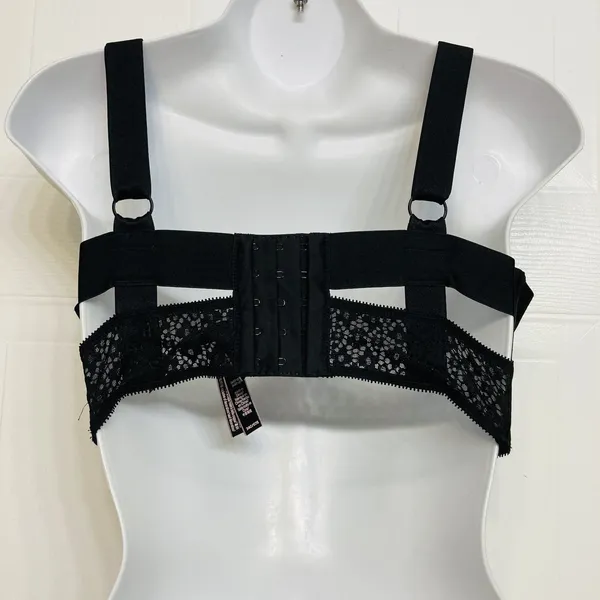 Victoria's Secret Push-Up Bra Size‎ 34C Black Lace Longline Plunge Underwire - Image 6