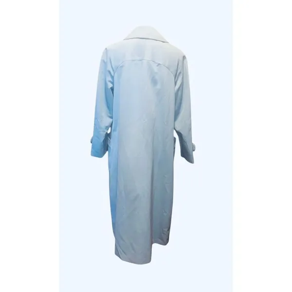 Vintage Forecaster of Boston Blue Lined Trench Coat Size 13/14 - Image 2