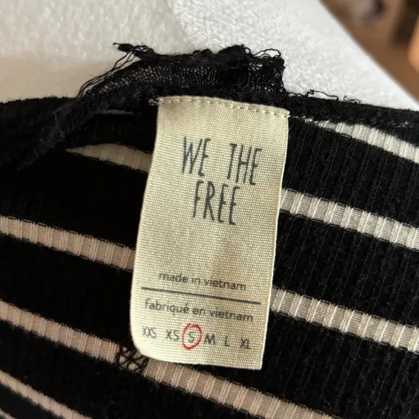 We The Free Tangerine Striped Tee - Image 7