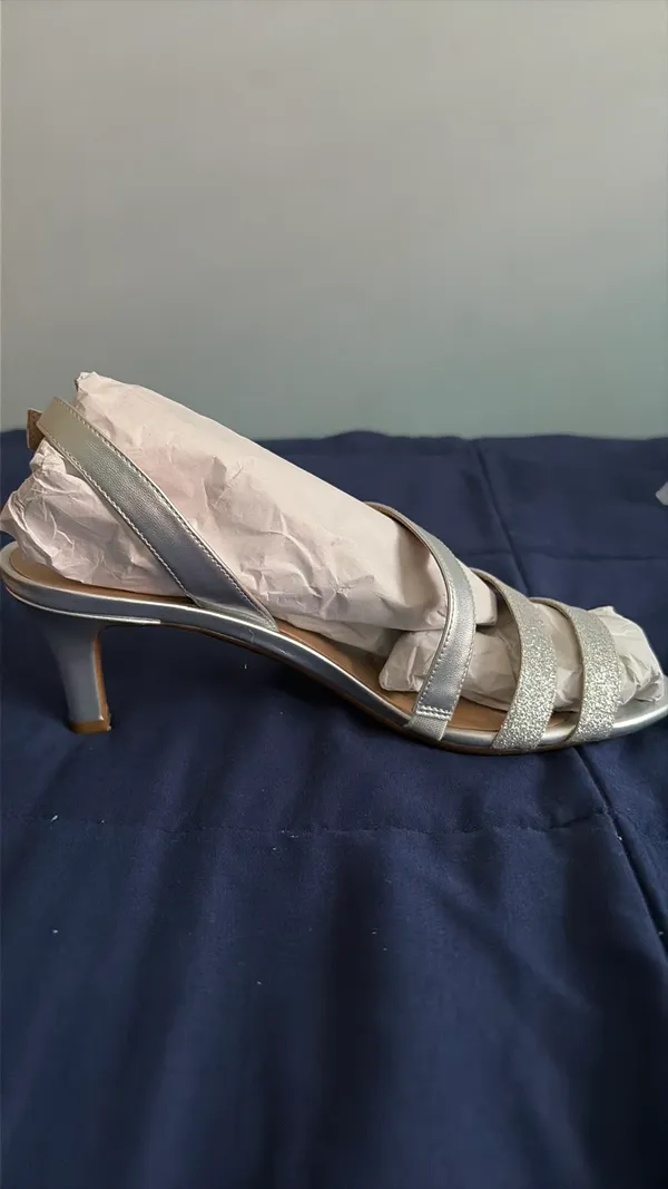 Silver glitter sandal Naturalizer 8w - Image 4