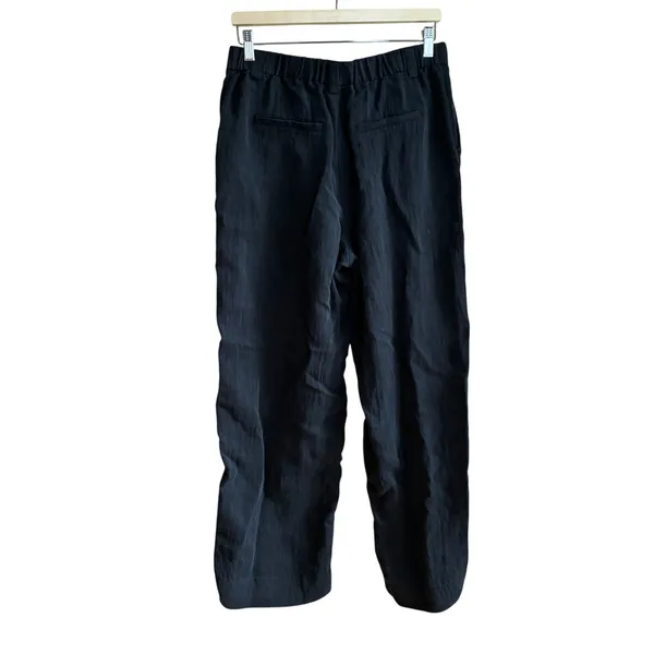 a new day paperbag pleated front black trousers women's 10 pockets 27 inseam‎ - Image 5