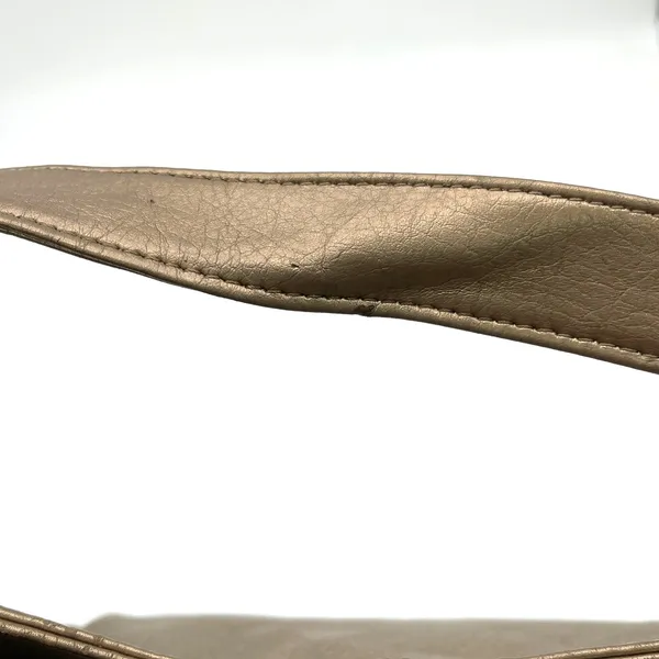 Nine West‎ Shoulder Bag Handbag Bronze Gold Metallic Faux Leather Glam Classic - Image 14
