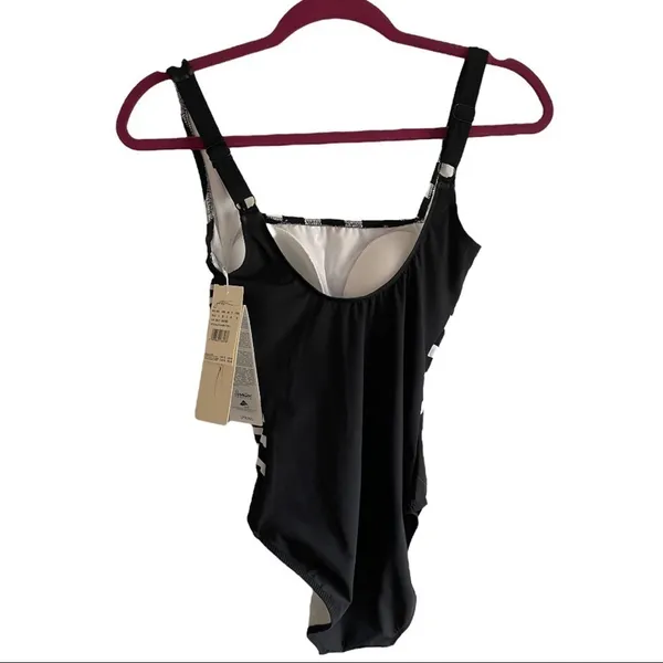 Gottex Art Basel Square Neck One-Piece‎ Swimsuit 6 - Image 7