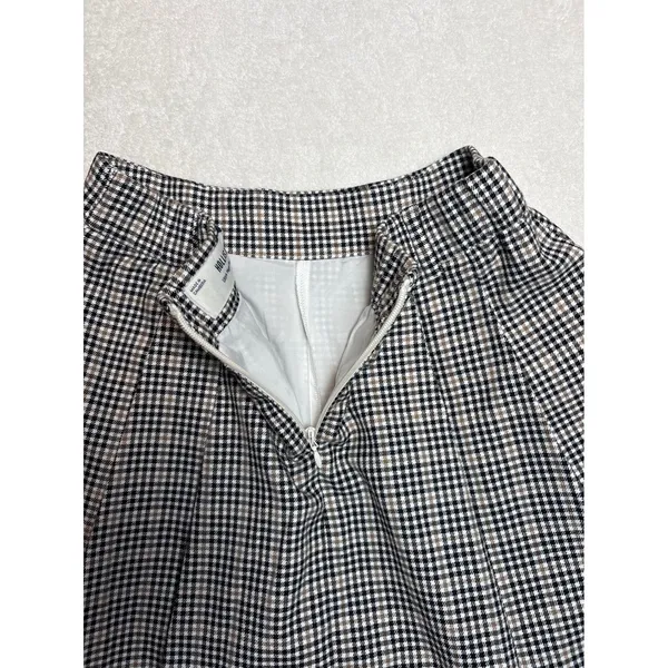 Hollister Ultra High-Rise Houndstooth Plaid Skort y2k preppy Academia - Image 5
