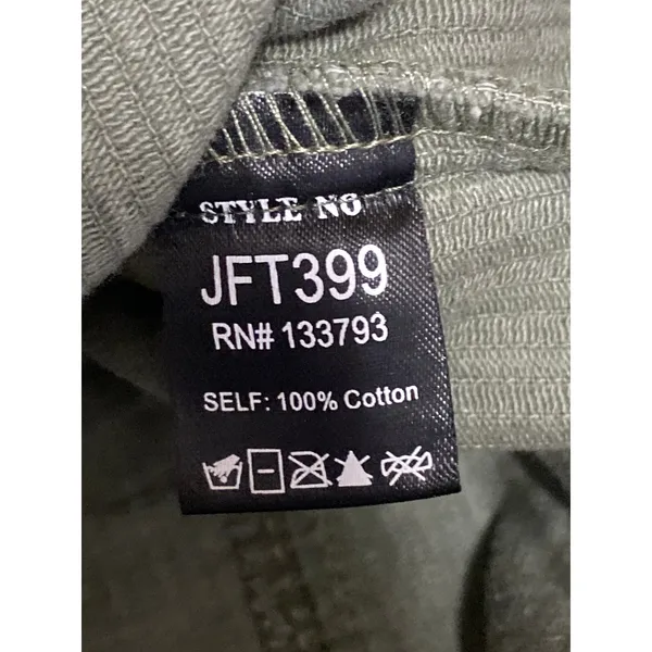 POL Women's Green Corduroy Long Sleeve Pocket Button Down Utility Jacket Size S - Image 6