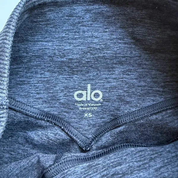 Alo Yoga sz XS High Waist Alosoft Lounge Leggings Navy Blue Heather Athleisure‎ - Image 4